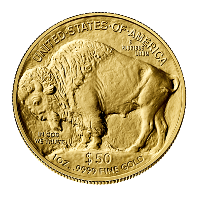 A picture of a 1oz Gold United States Buffalo (2024)